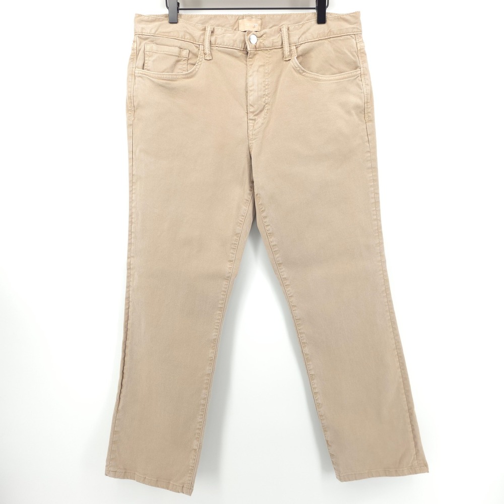 Joe's Mens Pants The Brixton 33 Cobblestone Tan Straight Narrow Lyocell Blend